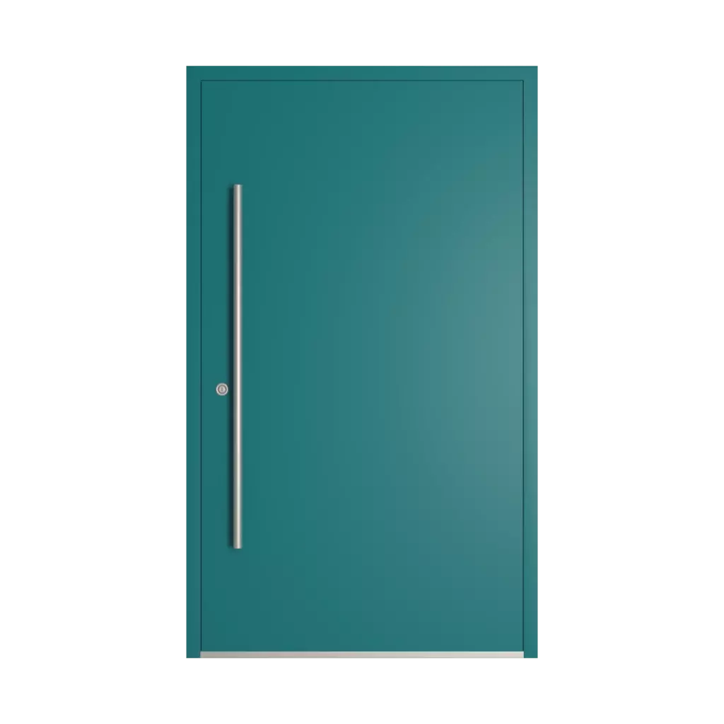 RAL 5021 Water blue entry-doors models-of-door-fillings dindecor sk01-beton  