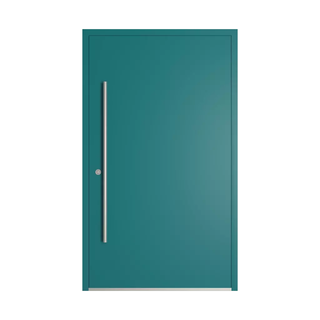 RAL 5021 Water blue entry-doors models-of-door-fillings dindecor model-5041  