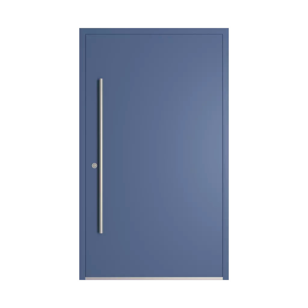 RAL 5023 Distant blue entry-doors models-of-door-fillings adezo astana  