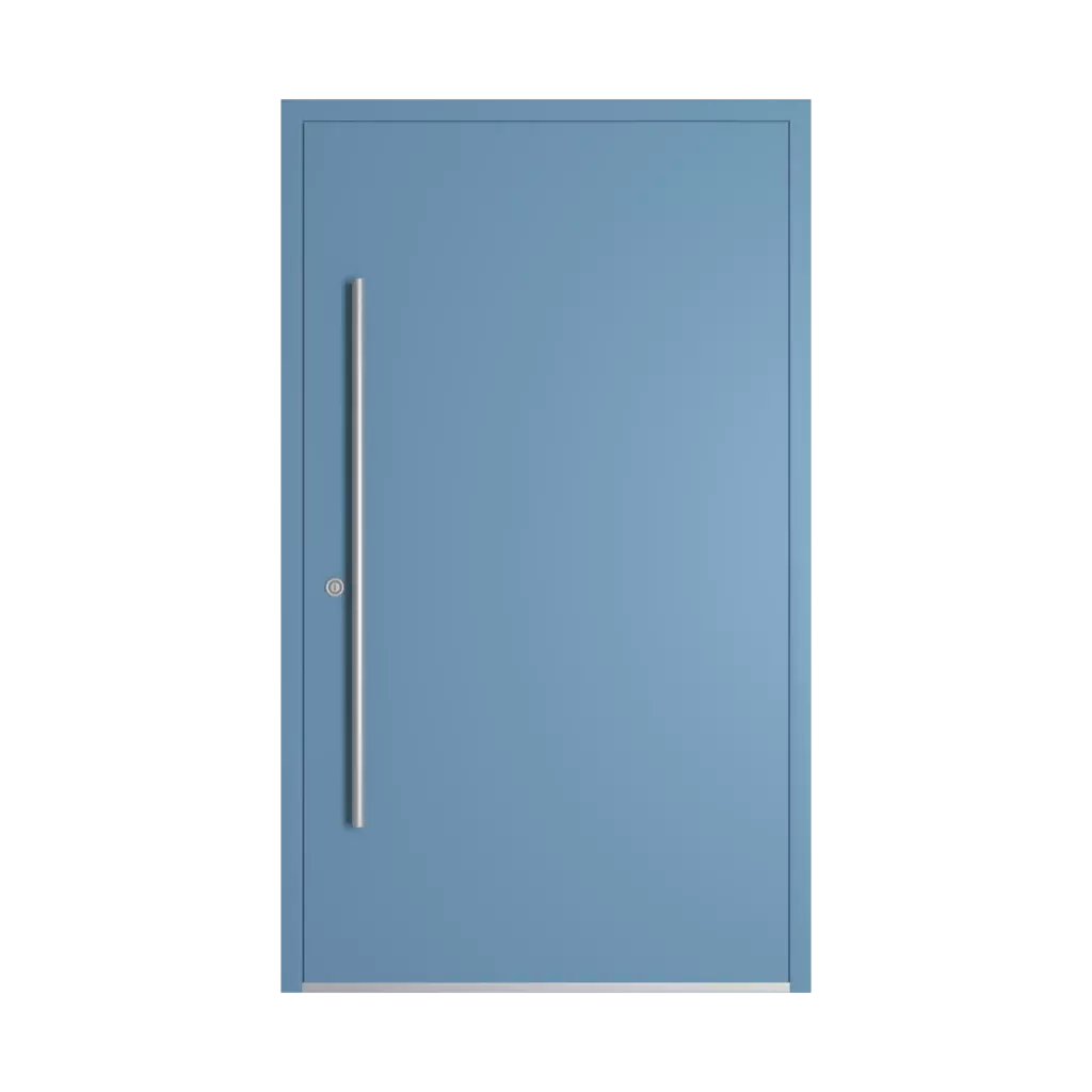 RAL 5024 Pastel blue entry-doors models-of-door-fillings dindecor model-6104  