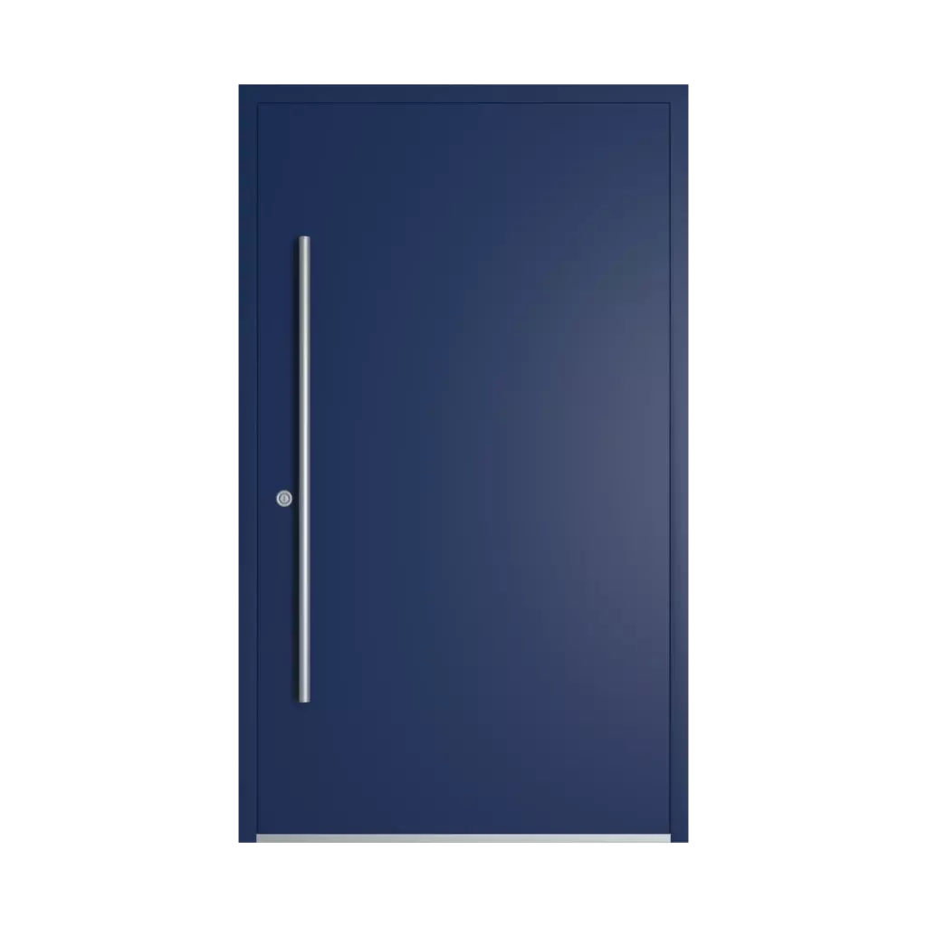RAL 5026 Pearl night blue entry-doors models-of-door-fillings dindecor sk01-beton  