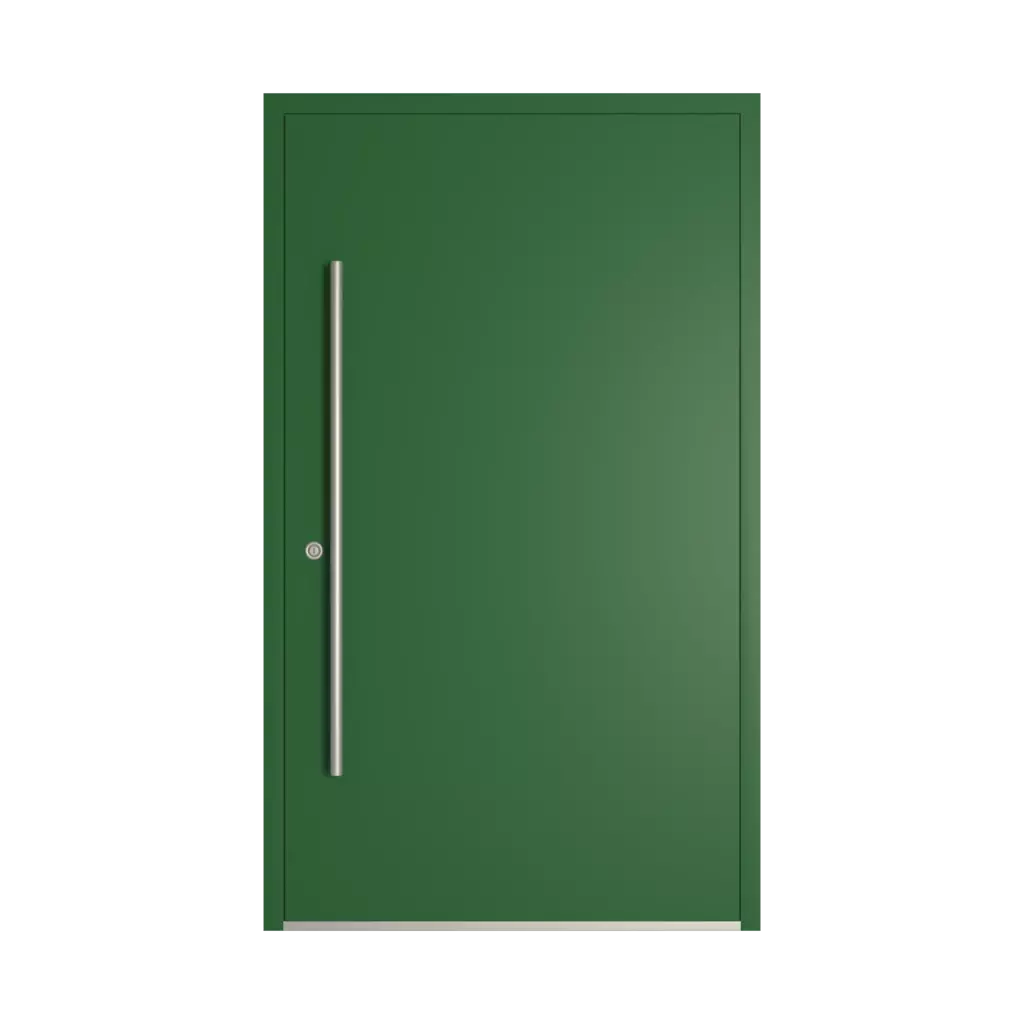 RAL 6002 Leaf green entry-doors models-of-door-fillings dindecor be04  