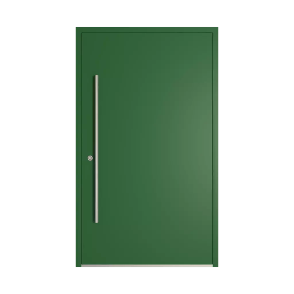 RAL 6002 Leaf green entry-doors models-of-door-fillings dindecor model-6123  