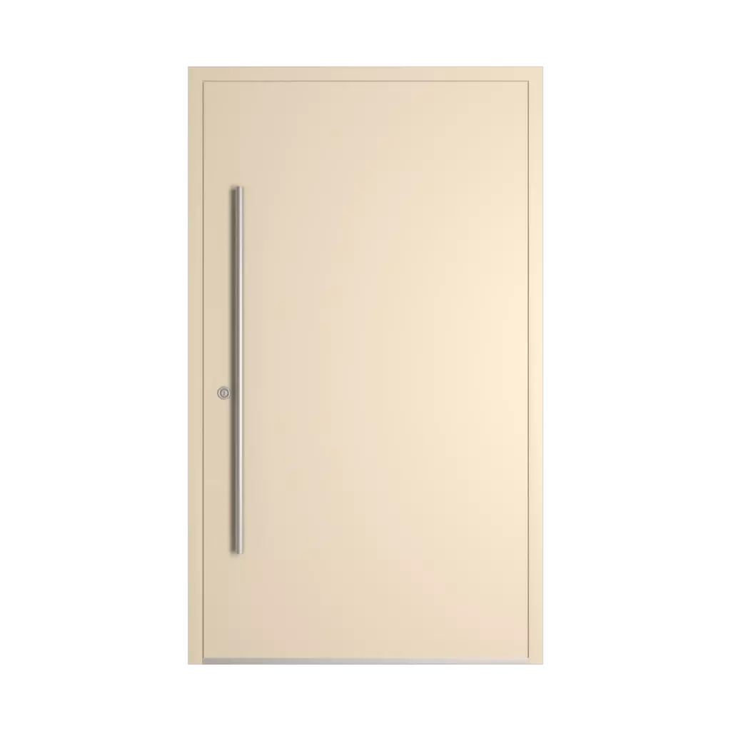 RAL 1013 Oyster white entry-doors models-of-door-fillings dindecor sl01  
