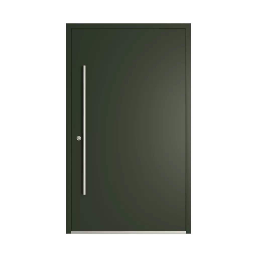 RAL 6007 Bottle green entry-doors models-of-door-fillings dindecor sk01-beton  