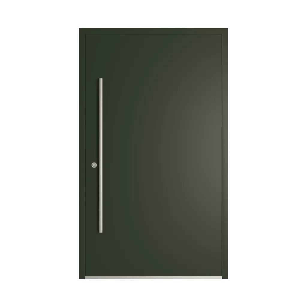 RAL 6007 Bottle green entry-doors models-of-door-fillings dindecor be04  