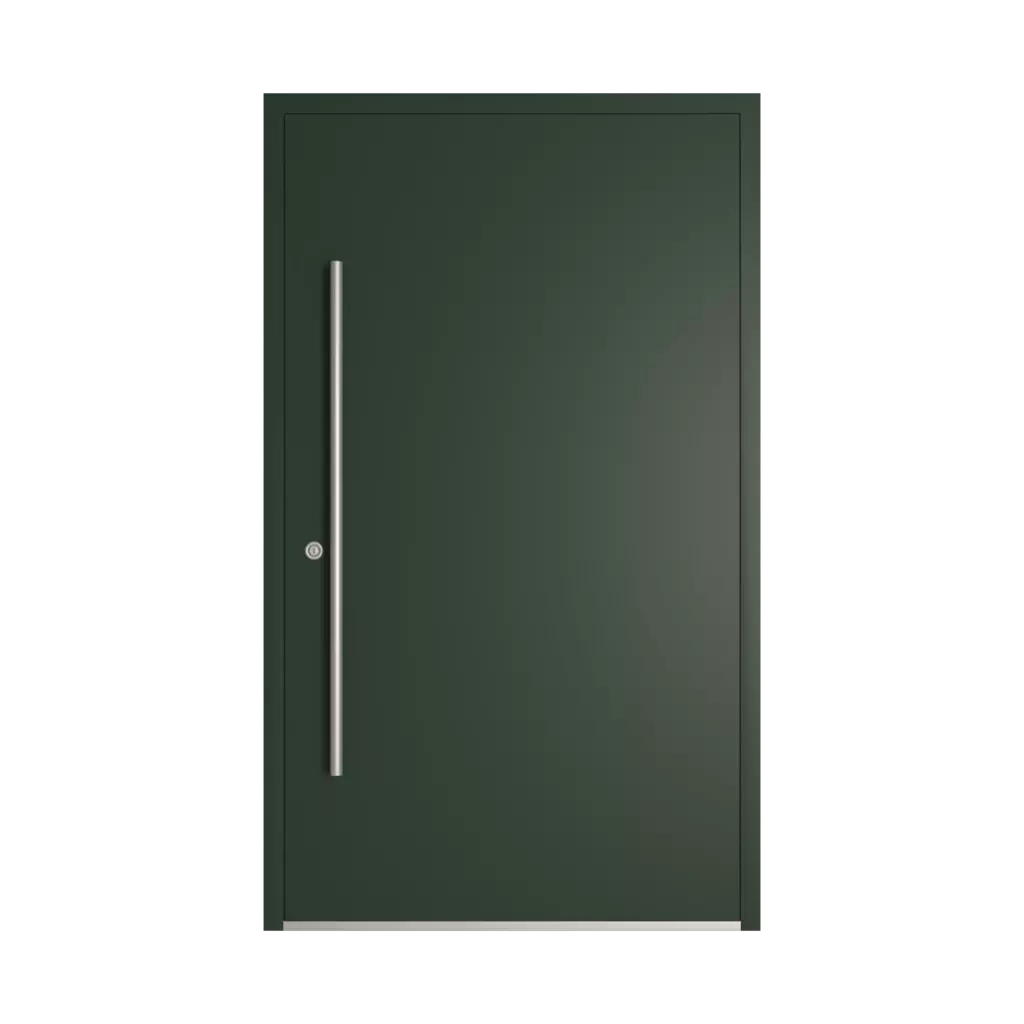 RAL 6009 Fir green entry-doors models-of-door-fillings dindecor be04  