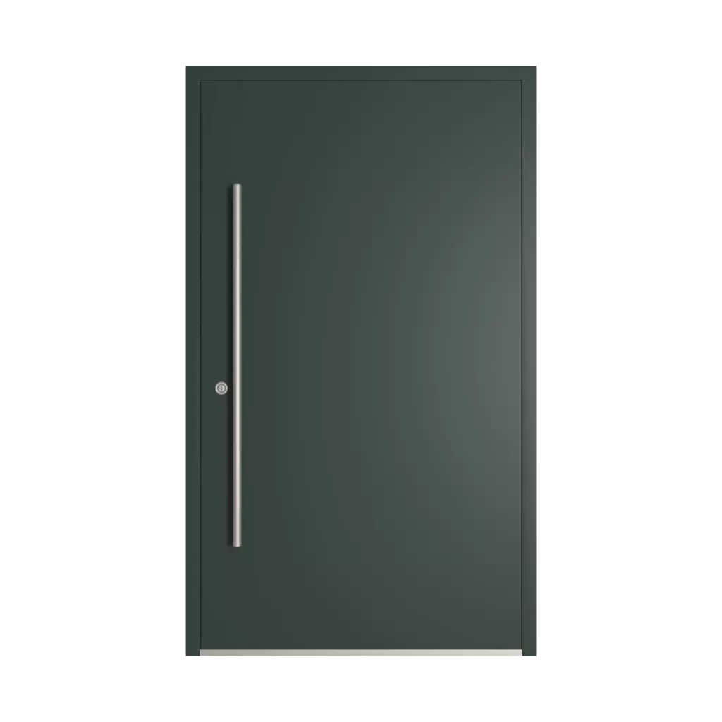 RAL 6012 Black green entry-doors models-of-door-fillings dindecor gl08  