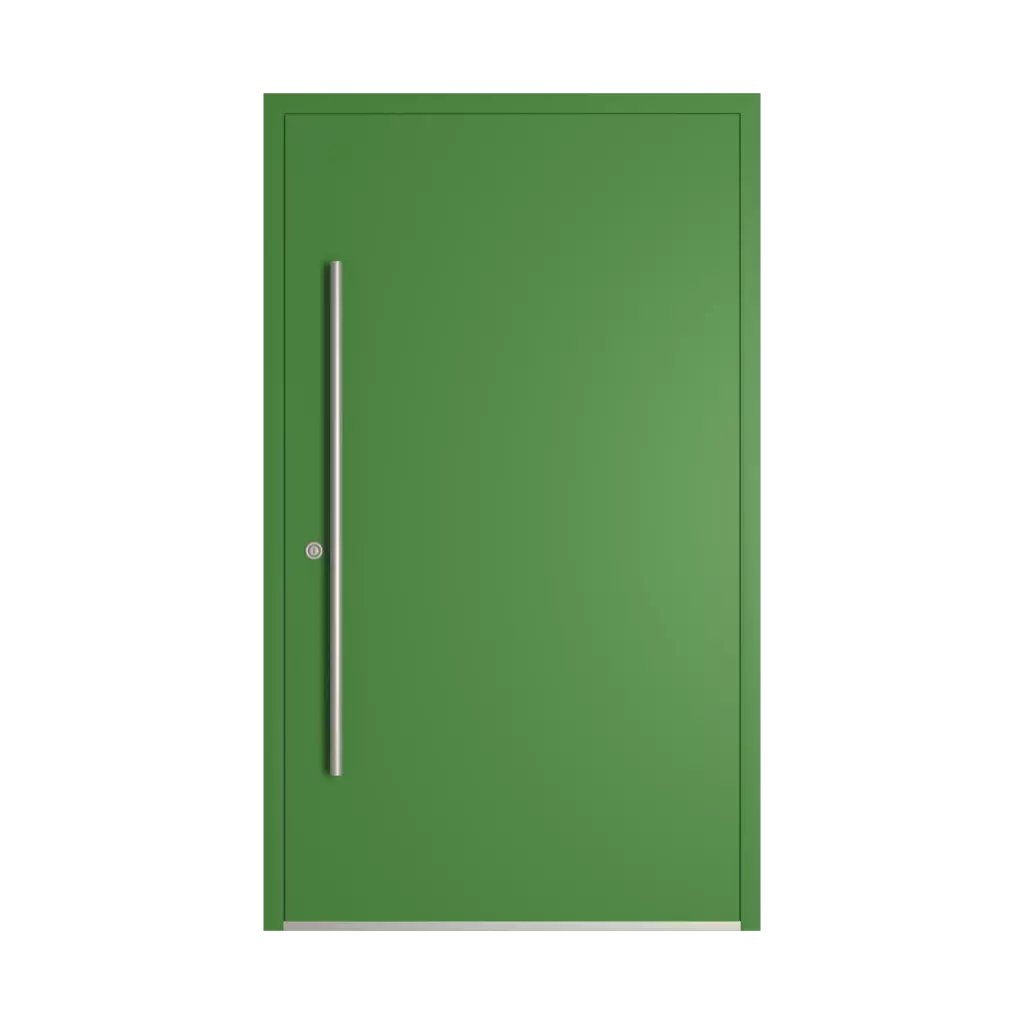 RAL 6017 May green entry-doors models-of-door-fillings dindecor model-5011  