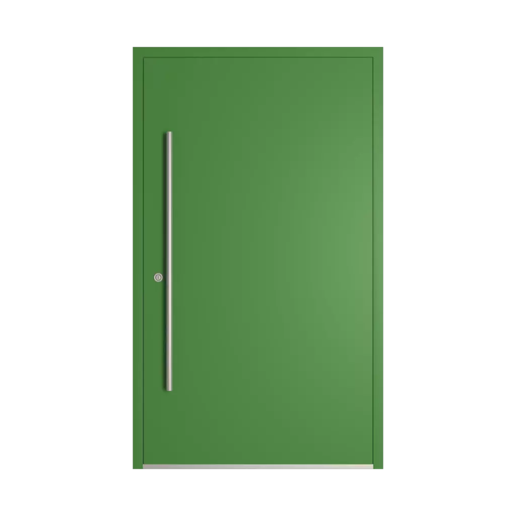 RAL 6017 May green entry-doors models-of-door-fillings dindecor sk06-grey  