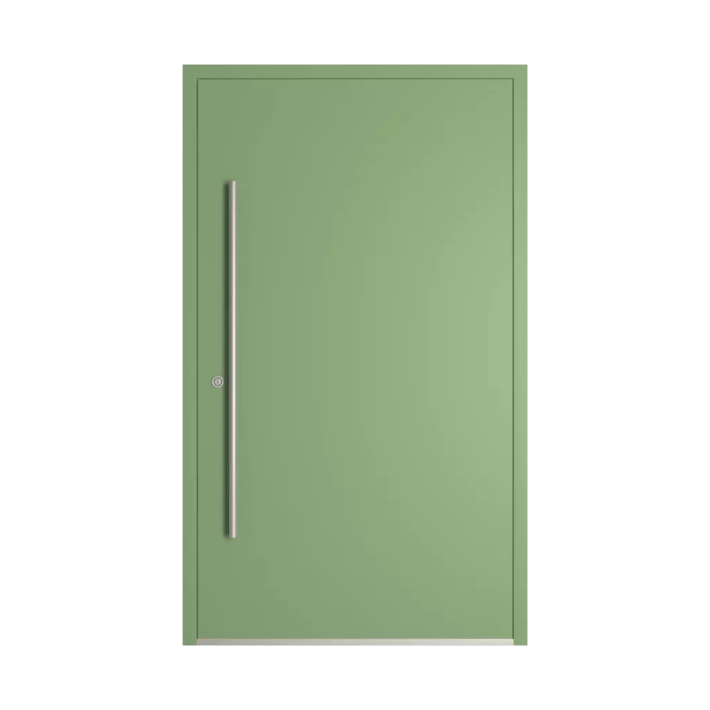 RAL 6021 Pale green entry-doors models-of-door-fillings dindecor be04  
