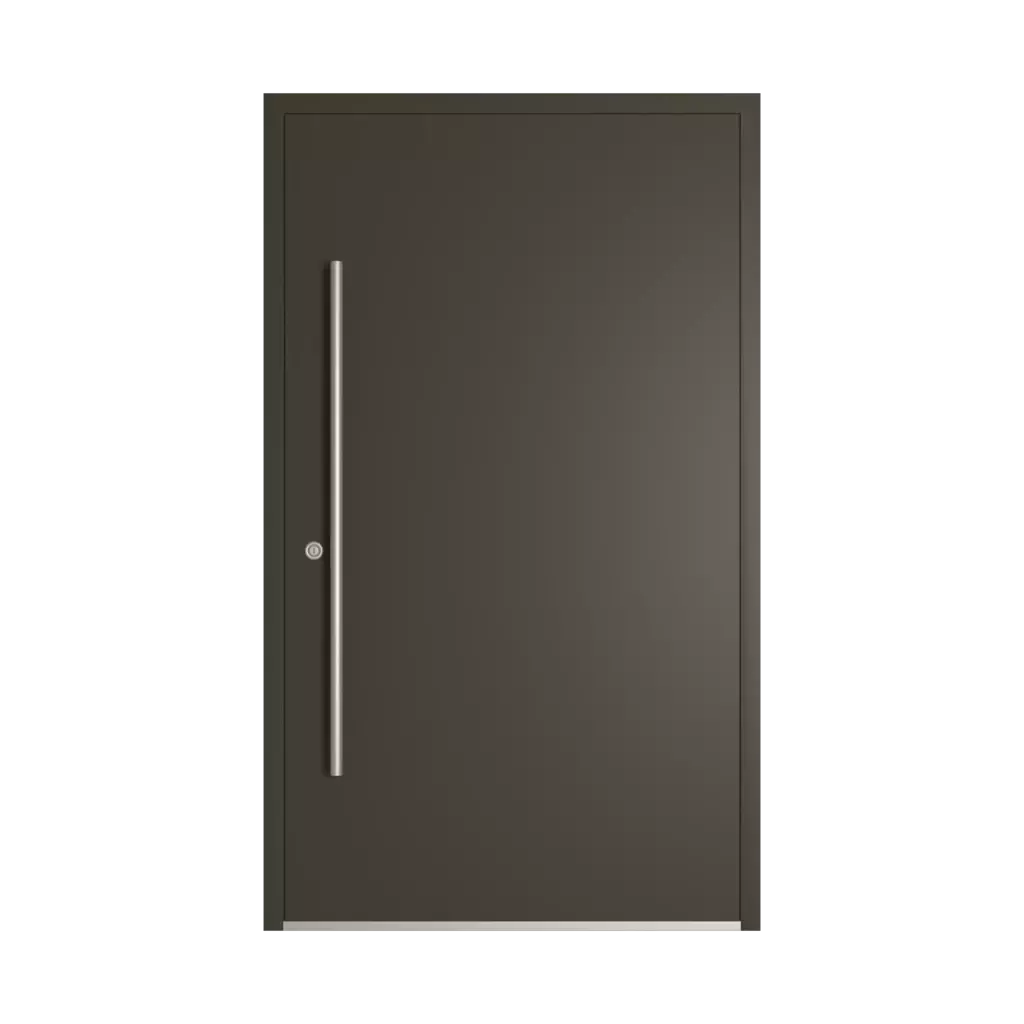 RAL 6022 Olive drab entry-doors models-of-door-fillings dindecor gl08  