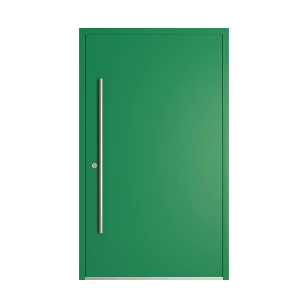 RAL 6024 traffic green entry-doors models-of-door-fillings dindecor sk01-beton  
