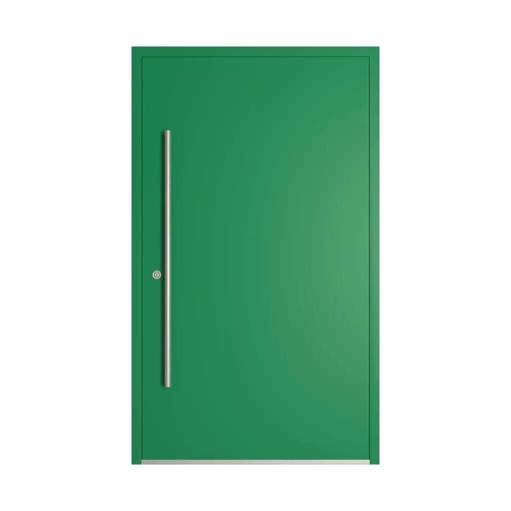 RAL 6024 traffic green entry-doors models-of-door-fillings dindecor gl08  