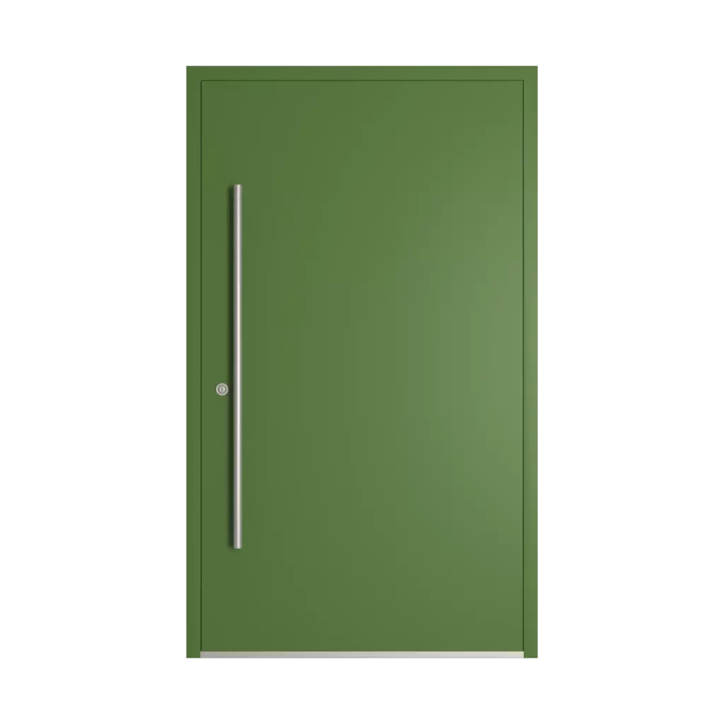 RAL 6025 Fern green entry-doors models-of-door-fillings dindecor gl08  