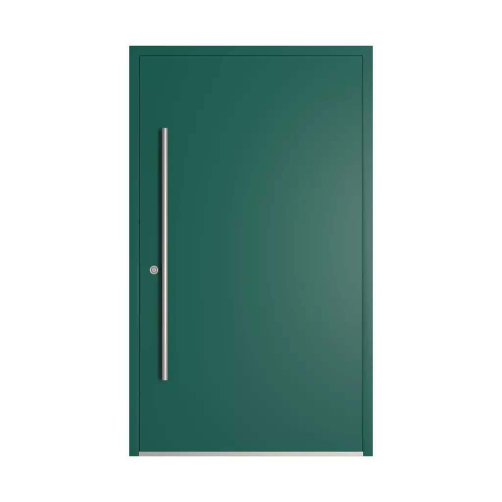 RAL 6026 opal green entry-doors models-of-door-fillings dindecor be04  