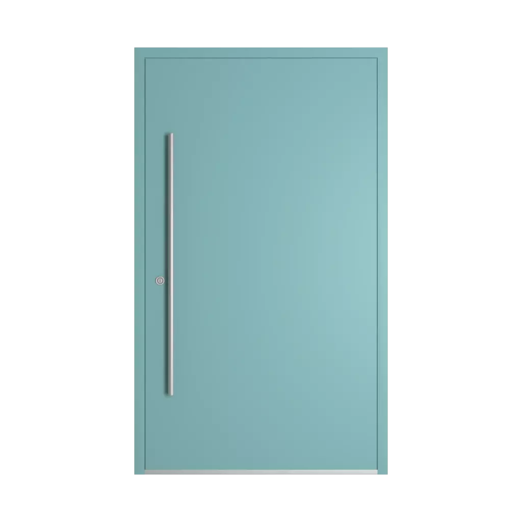 RAL 6034 Pastel turquoise entry-doors models-of-door-fillings adezo astana  