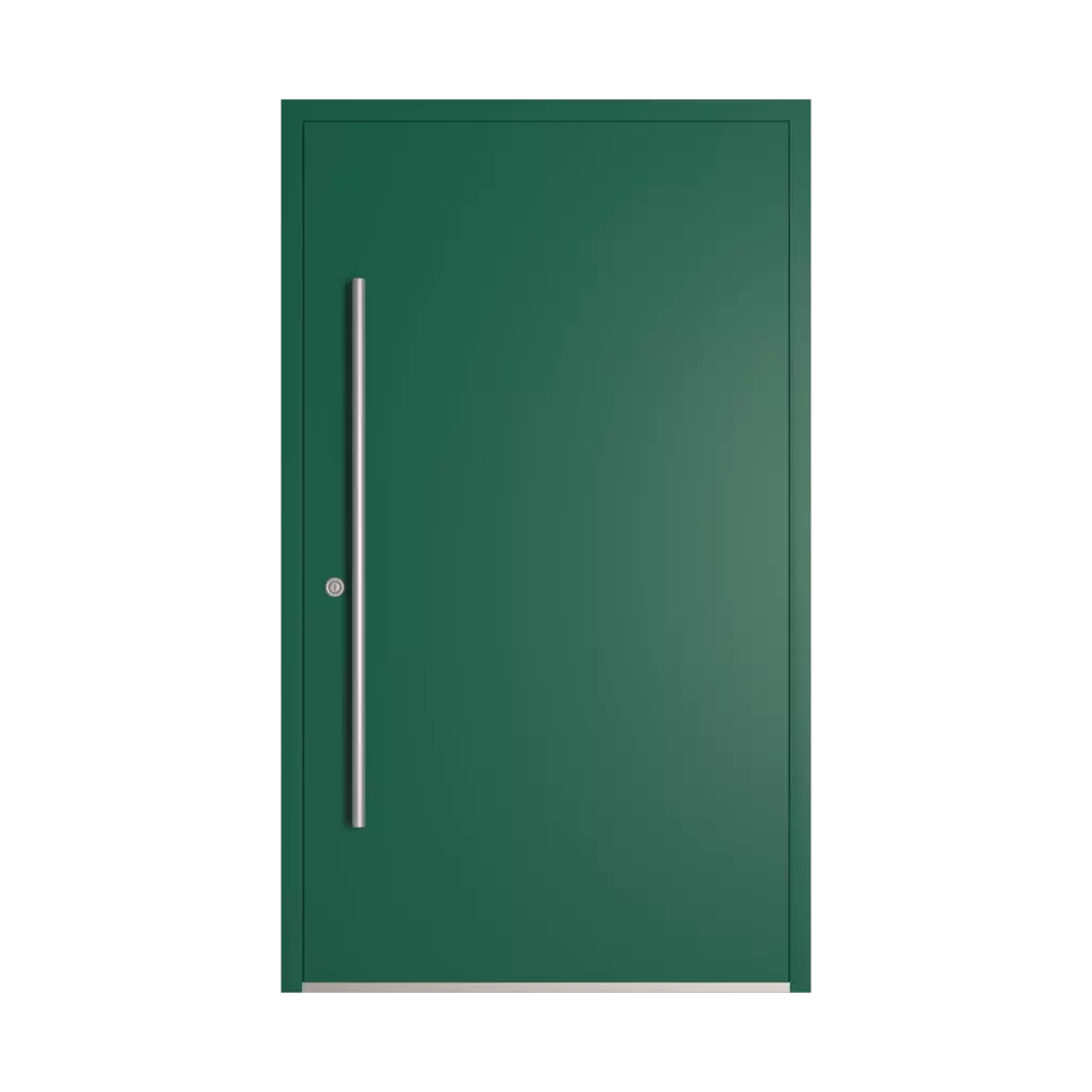 RAL 6036 Pearl opal green entry-doors models-of-door-fillings dindecor 6132-black  