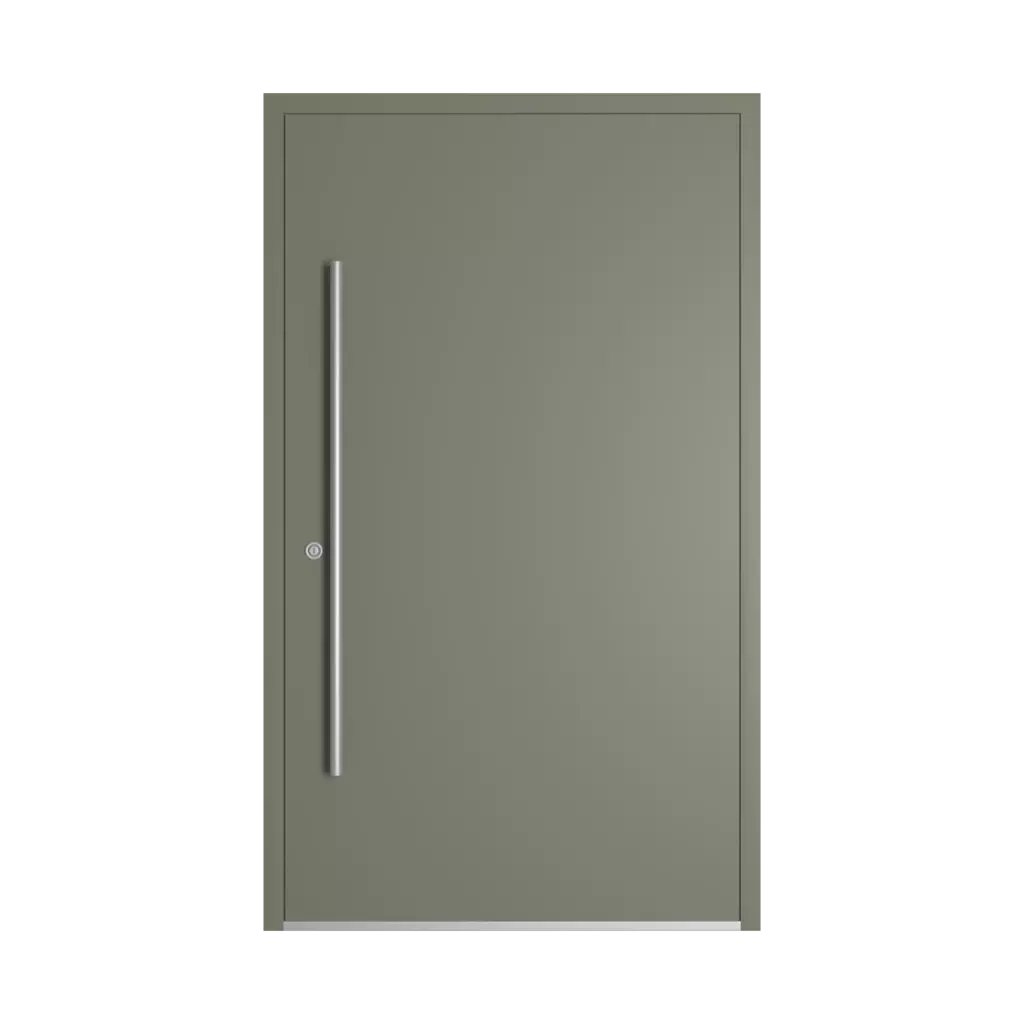 RAL 7003 Moss grey entry-doors models-of-door-fillings dindecor sk01-beton  
