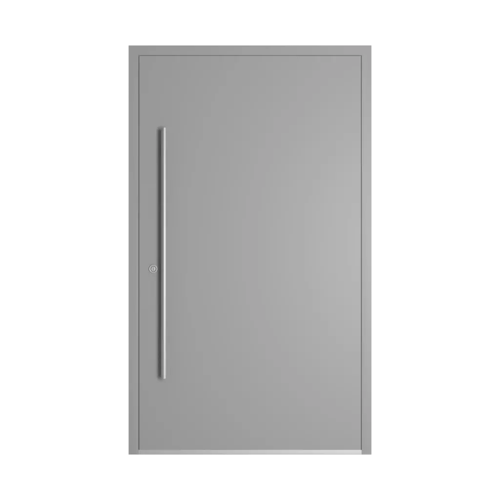 RAL 7004 Signal grey entry-doors models-of-door-fillings dindecor 6132-black  