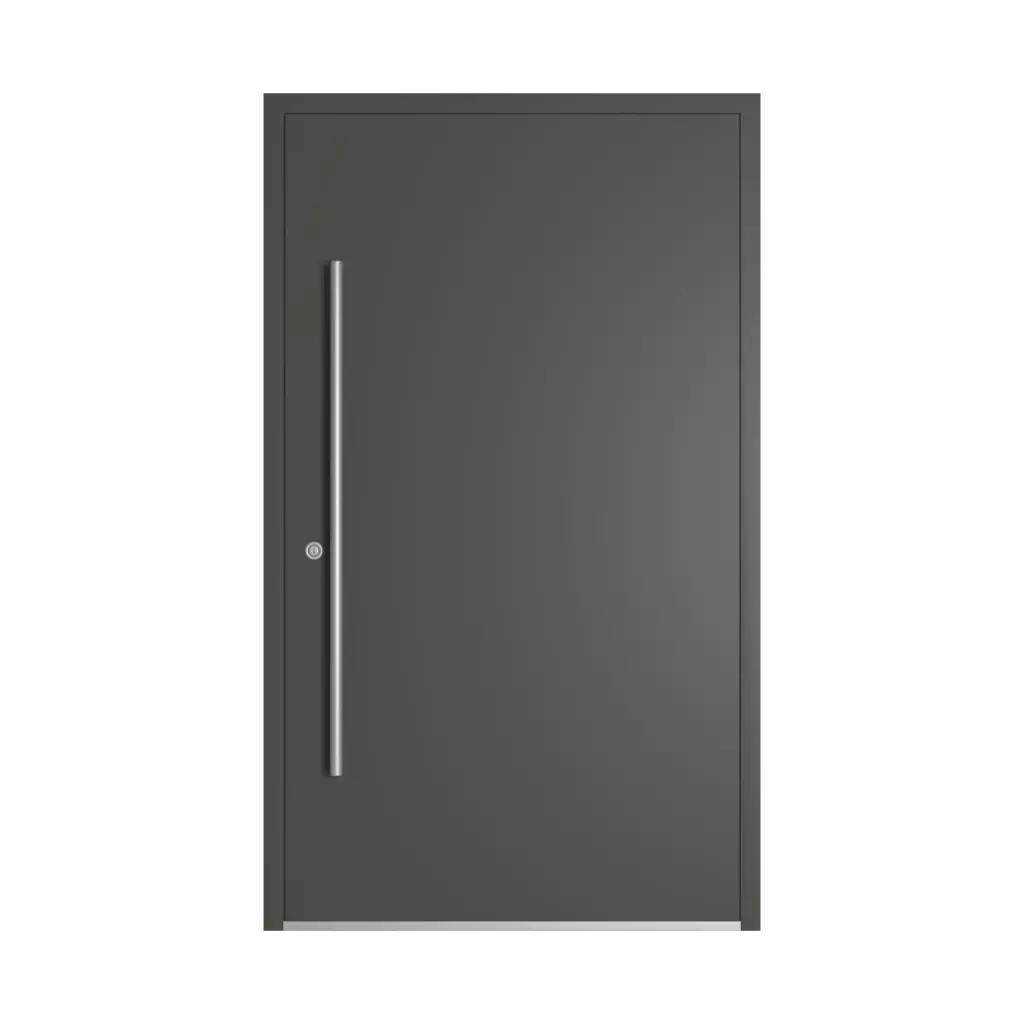 RAL 7022 Umbra grey entry-doors models-of-door-fillings dindecor be04  