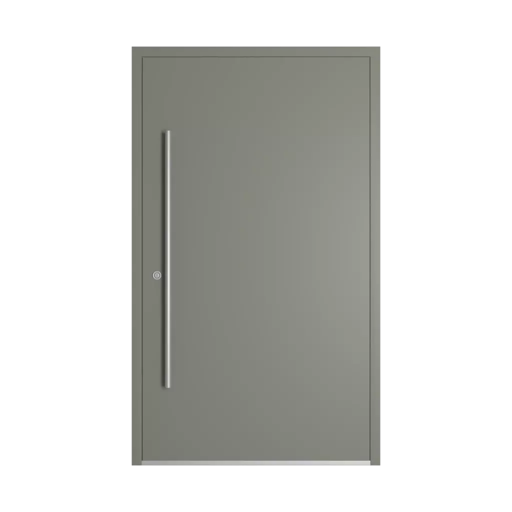 RAL 7023 Concrete grey entry-doors models-of-door-fillings dindecor 6124-pwz  
