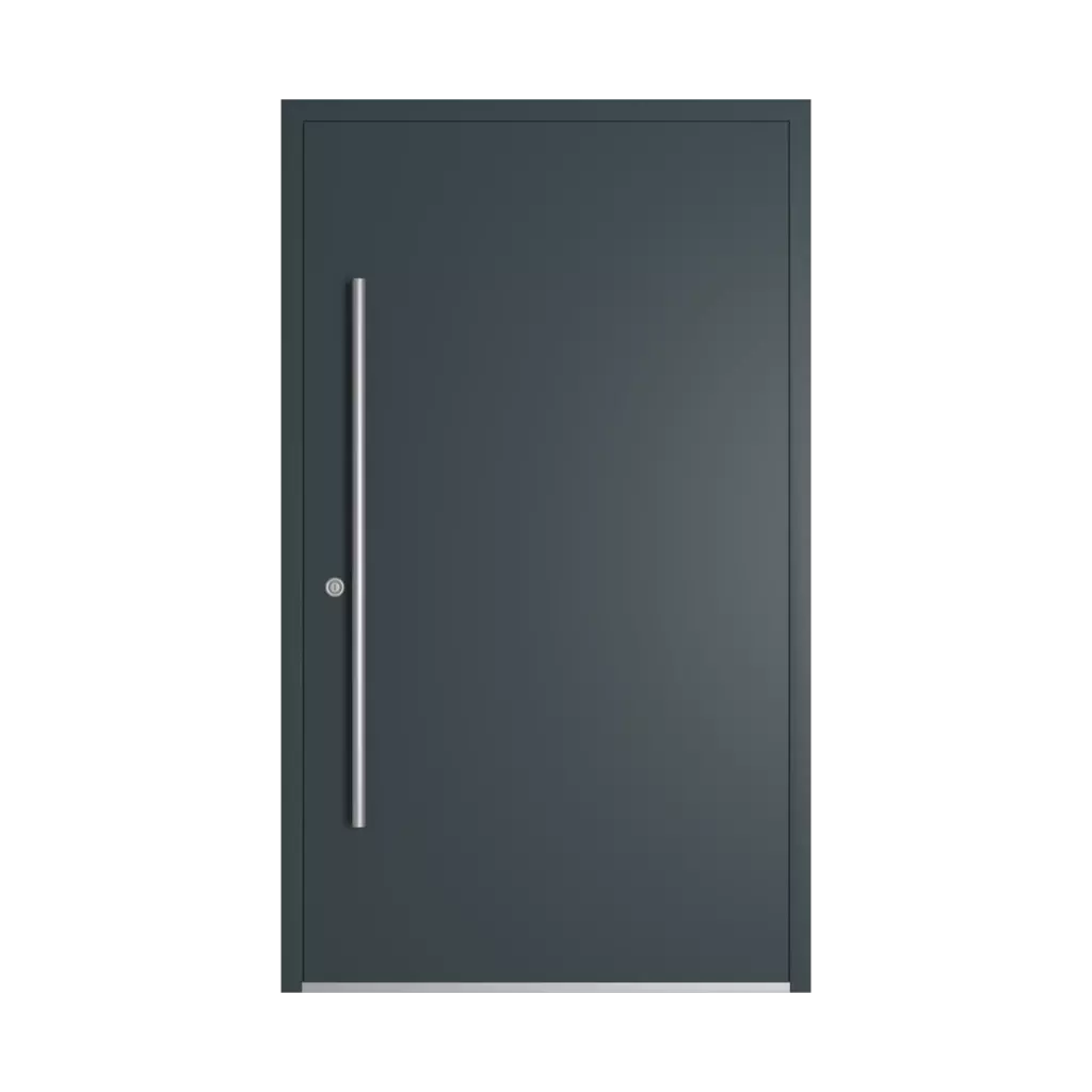 RAL 7026 Granite grey entry-doors models-of-door-fillings dindecor model-5010  