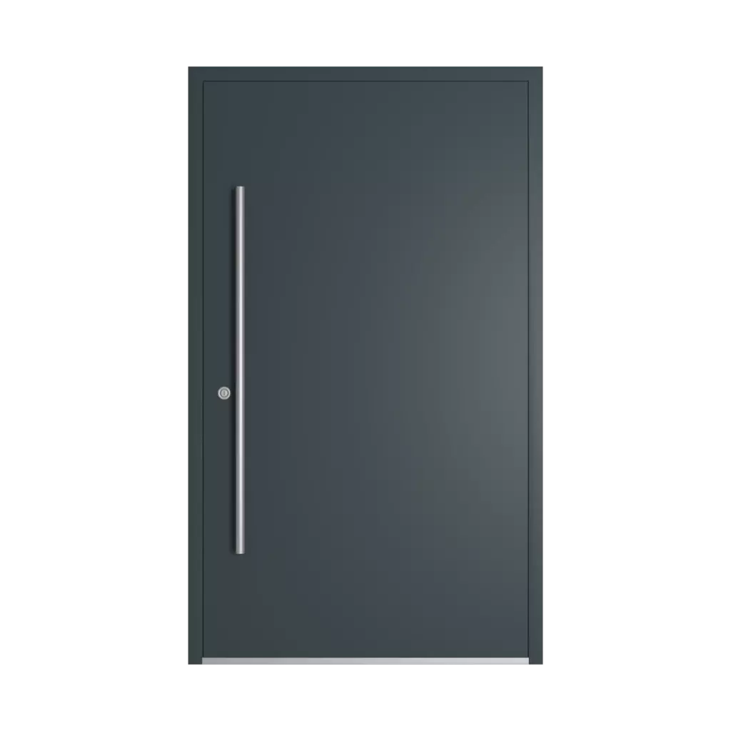 RAL 7026 Granite grey entry-doors models-of-door-fillings dindecor be04  