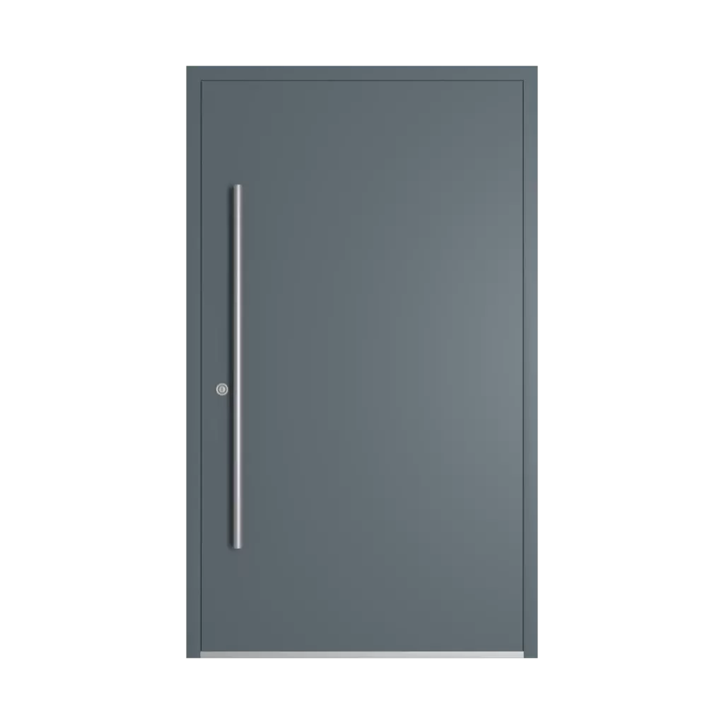 RAL 7031 Blue grey entry-doors models-of-door-fillings dindecor cl16  