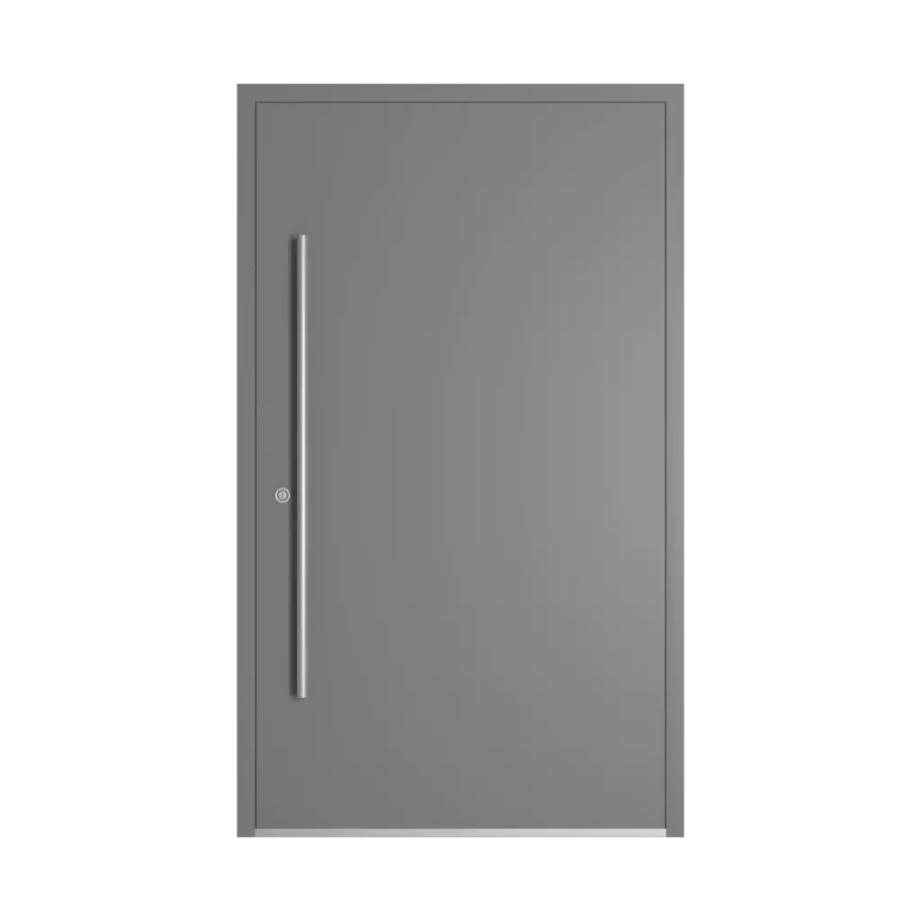 RAL 7037 Dusty grey entry-doors models-of-door-fillings dindecor 6124-pwz  