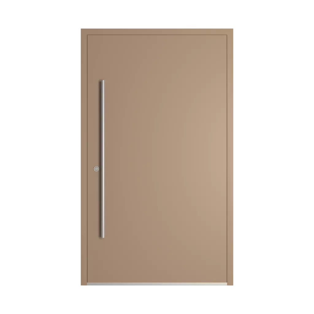 RAL 1019 Grey beige entry-doors models-of-door-fillings dindecor model-6123  