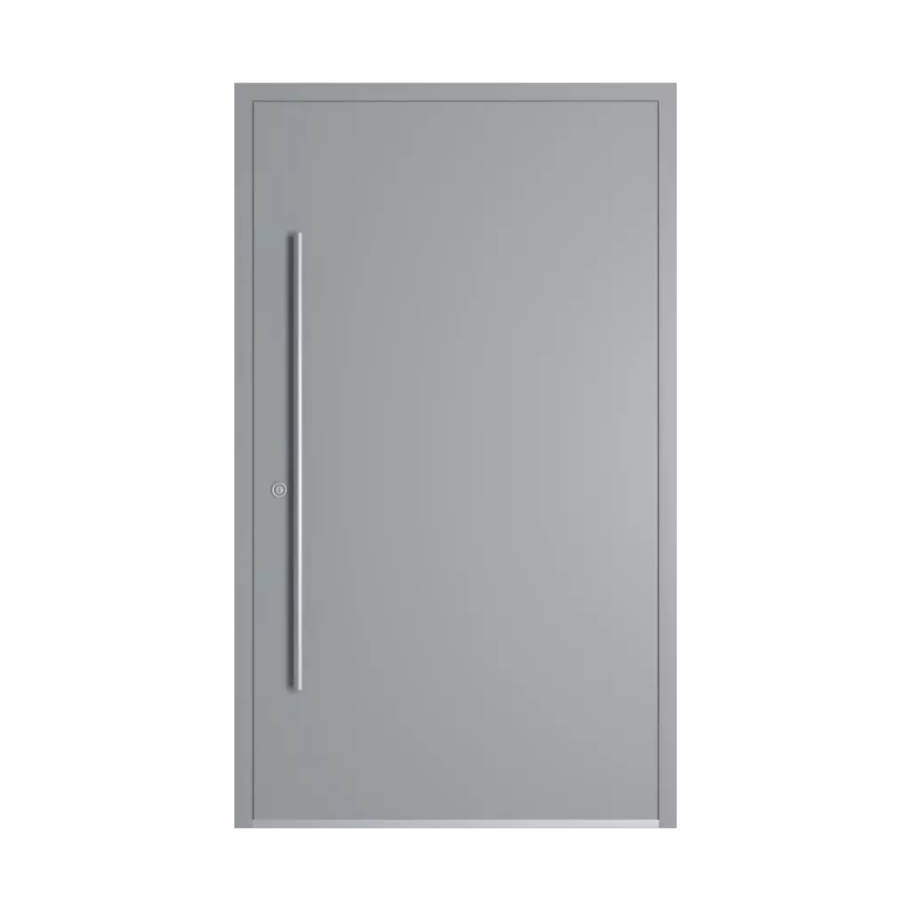 RAL 7040 Window grey entry-doors models-of-door-fillings dindecor model-6104  