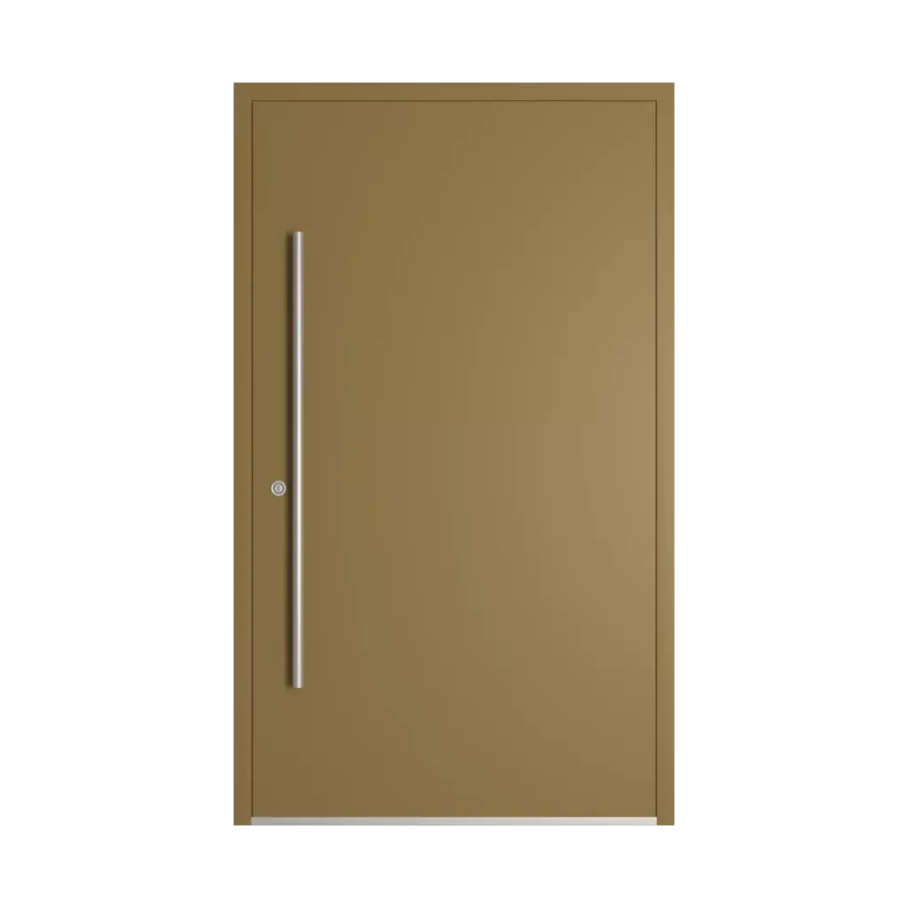 RAL 8000 Green brown entry-doors models-of-door-fillings dindecor sk01-beton  