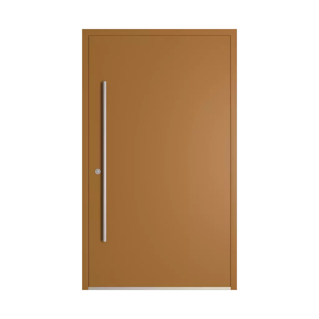 RAL 8001 Ochre brown entry-doors models-of-door-fillings dindecor gl08  