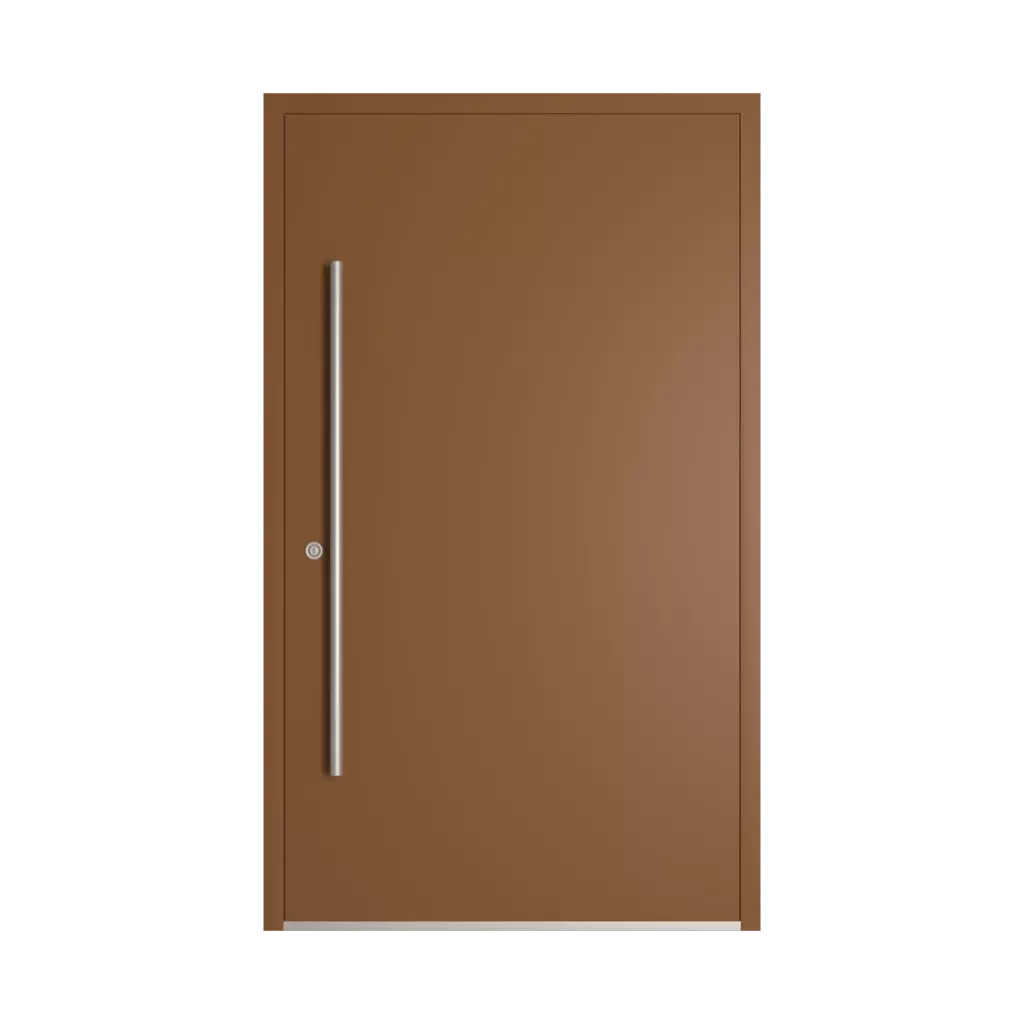 RAL 8003 Clay brown entry-doors models-of-door-fillings dindecor 6124-pwz  