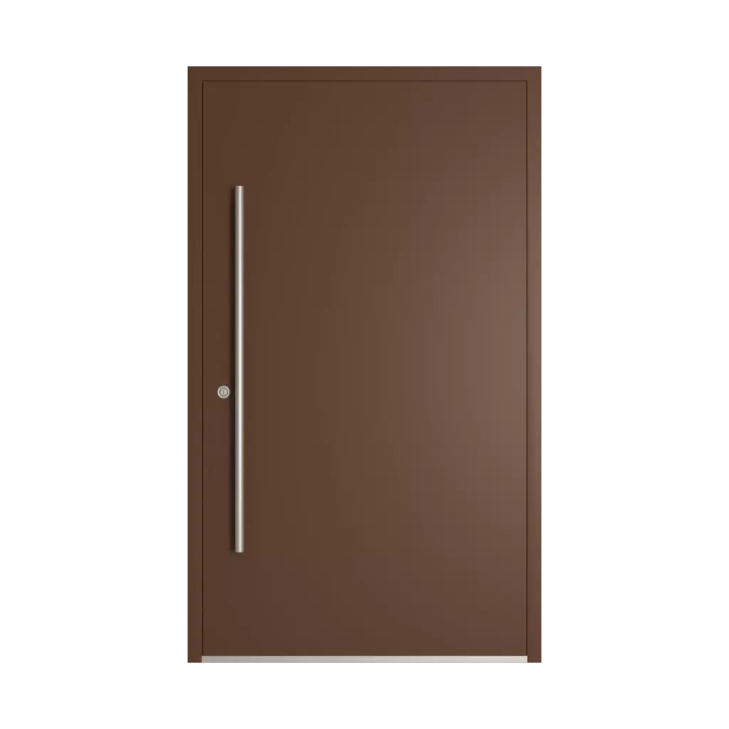 RAL 8011 Nut brown entry-doors door-colors  