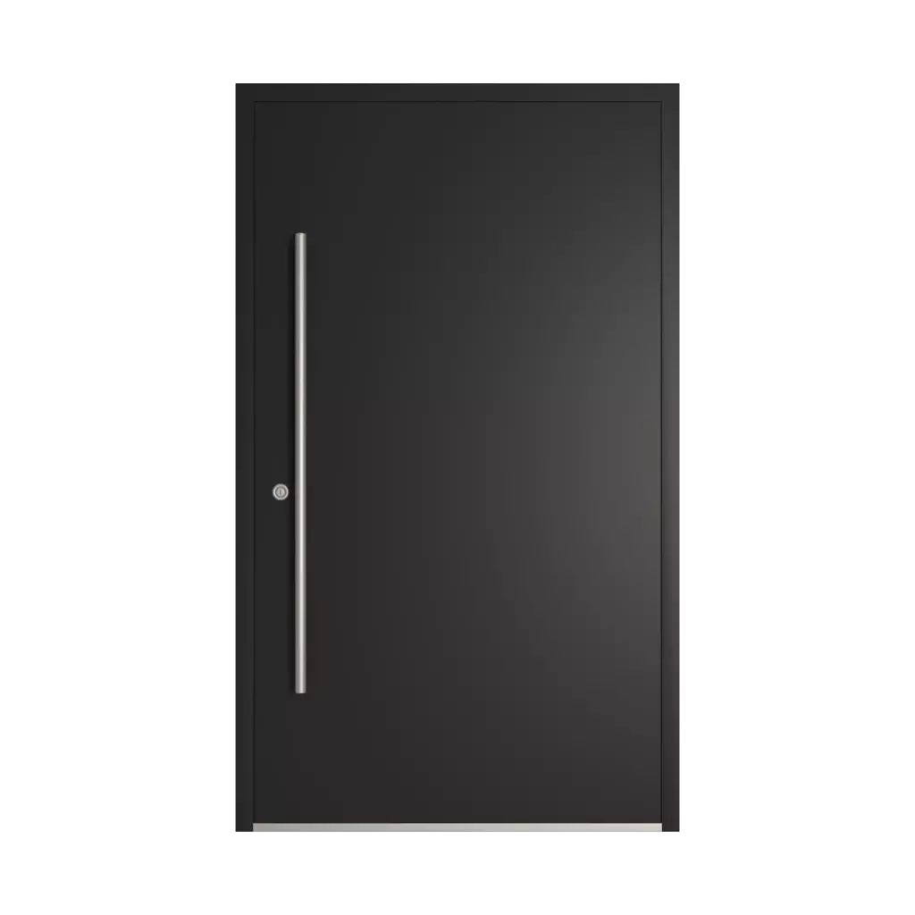 RAL 8022 Black brown entry-doors models-of-door-fillings dindecor gl08  