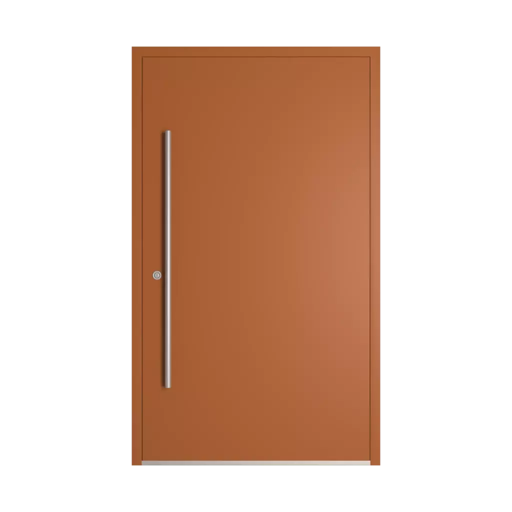 RAL 8023 Orange brown entry-doors models-of-door-fillings adezo stockholm  