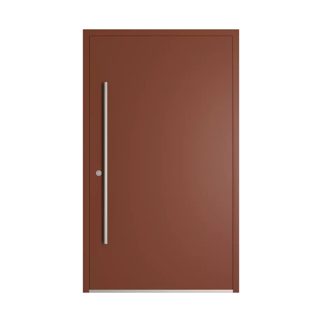 RAL 8029 Pearl copper products pvc-entry-doors    