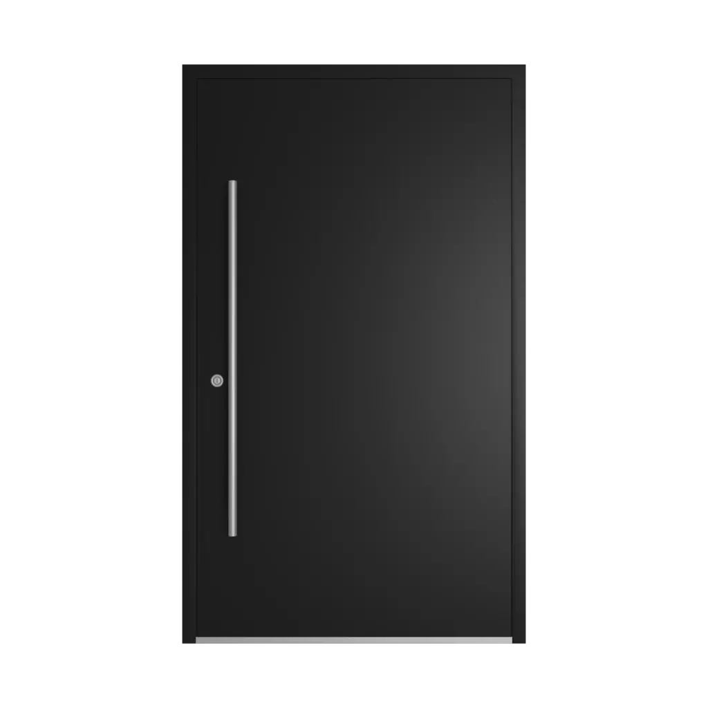 RAL 9005 Jet black entry-doors door-colors  