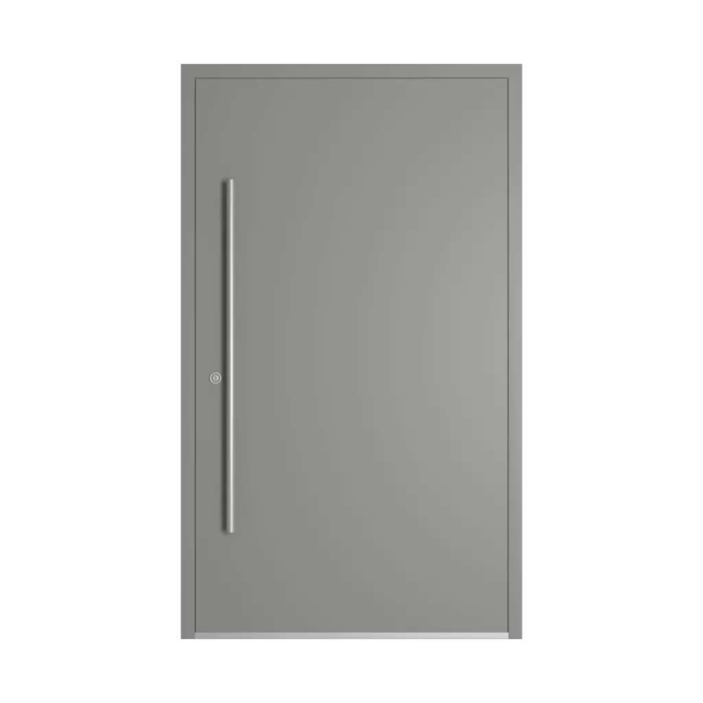RAL 9007 Grey aluminium entry-doors door-colors  