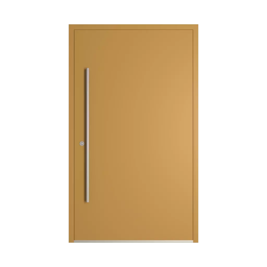 RAL 1024 Ochre yellow entry-doors models-of-door-fillings dindecor sk01-beton  