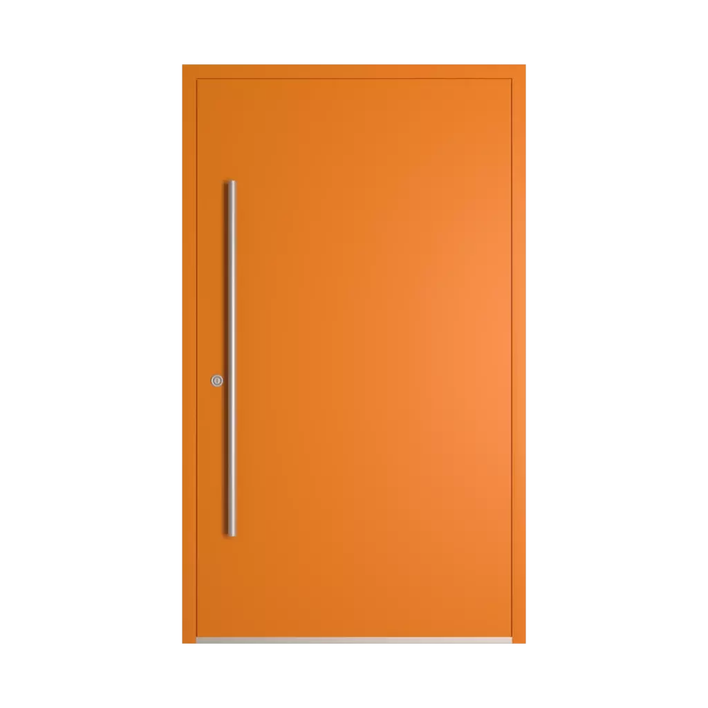 RAL 2000 Yellow orange entry-doors models-of-door-fillings dindecor gl08  
