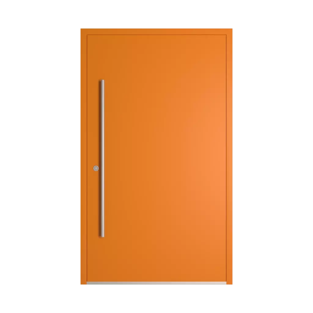 RAL 2000 Yellow orange entry-doors models-of-door-fillings dindecor model-6104  