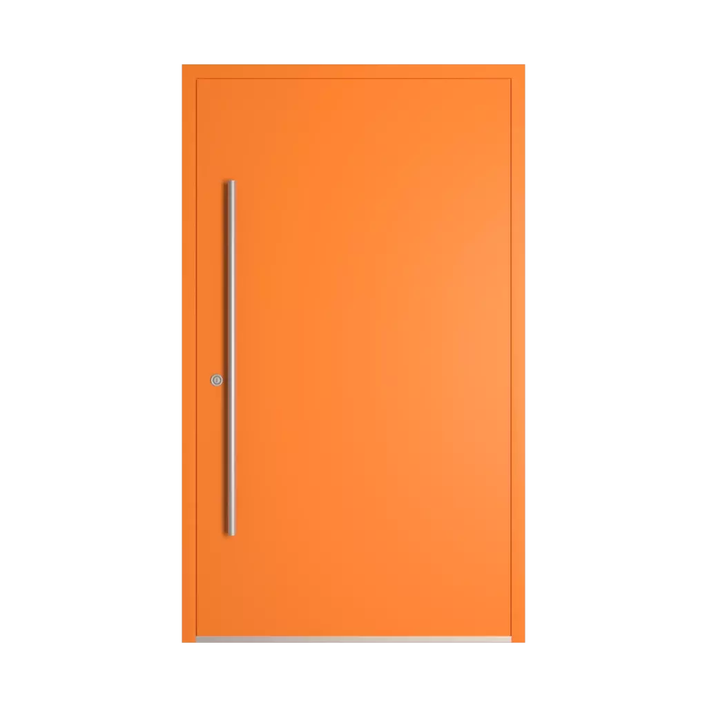 RAL 2003 Pastel orange entry-doors models-of-door-fillings dindecor be04  