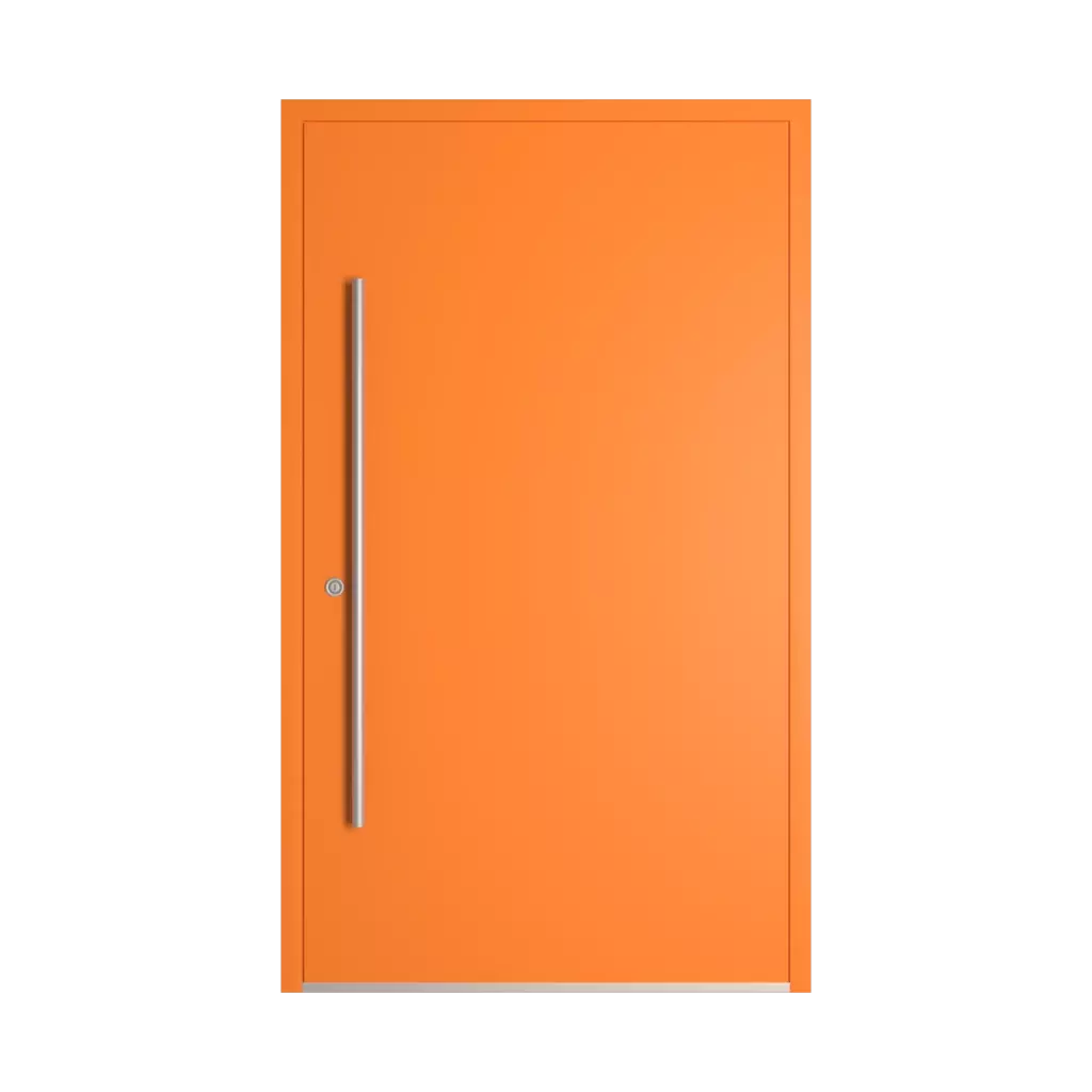 RAL 2003 Pastel orange entry-doors models-of-door-fillings dindecor model-6123  