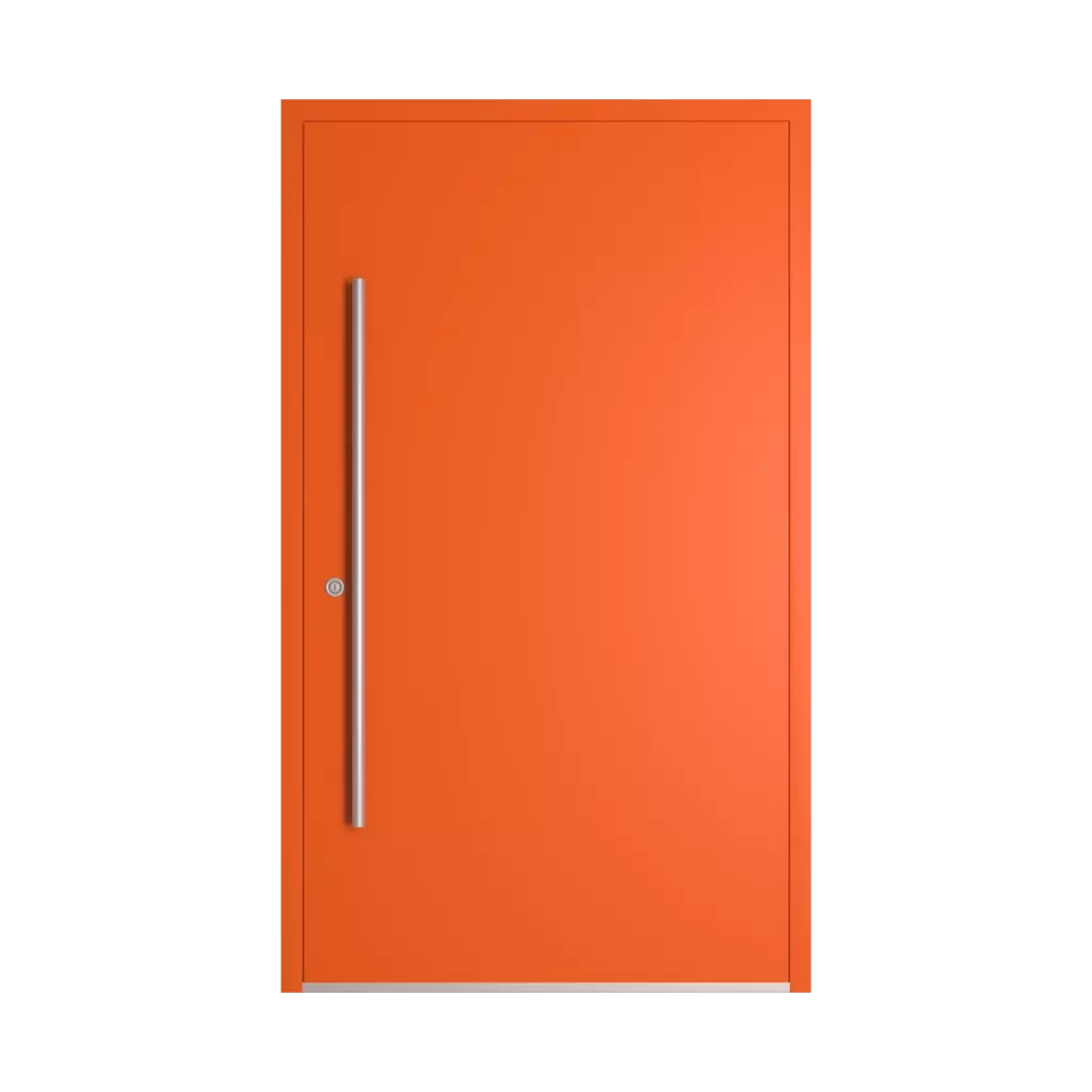 RAL 2004 Pure orange entry-doors models-of-door-fillings dindecor be04  