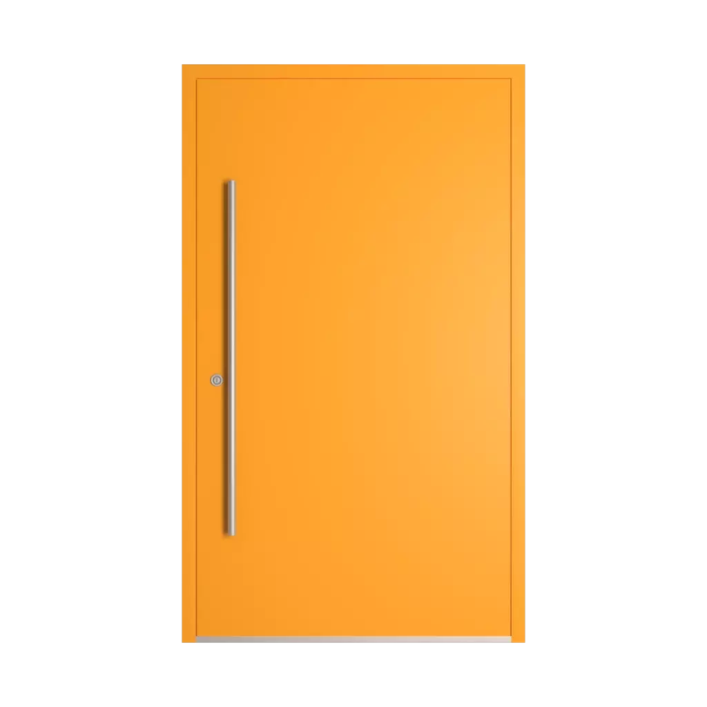 RAL 2007 Luminous bright orange entry-doors models-of-door-fillings dindecor be04  