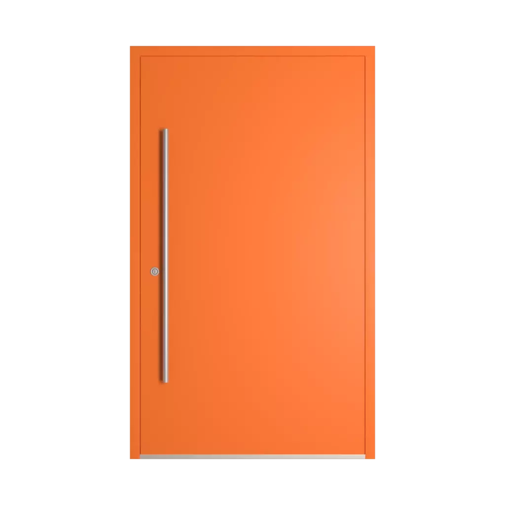RAL 2008 Bright red orange entry-doors models-of-door-fillings dindecor be04  