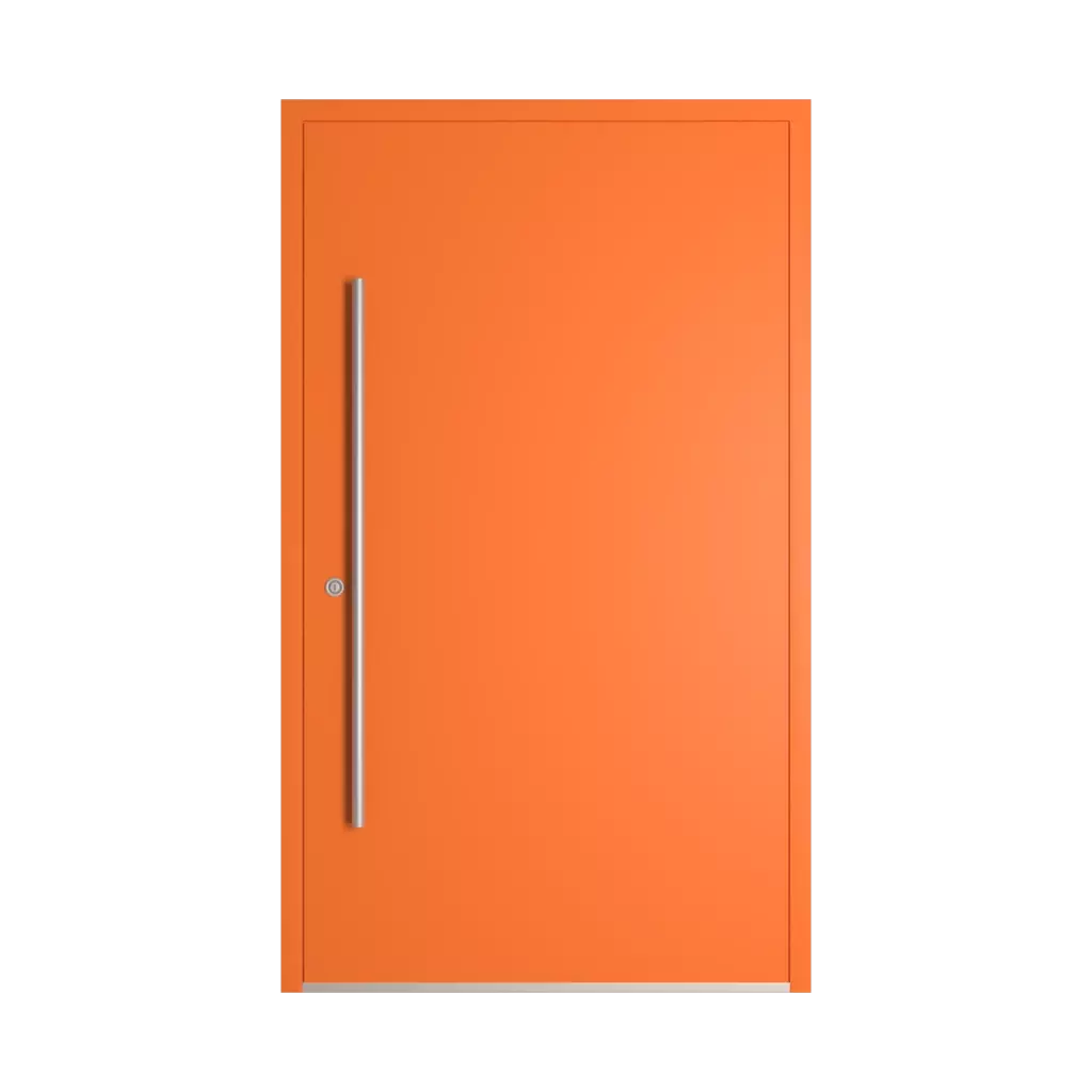 RAL 2008 Bright red orange entry-doors models-of-door-fillings adezo oxford  